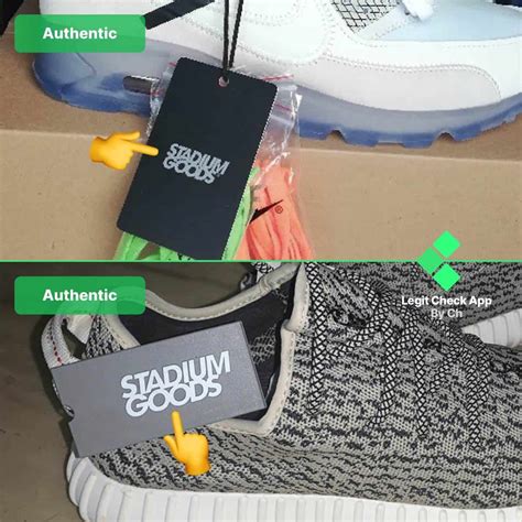 does stadium goods sell fake shoes|stadium goods counterfeit tags.